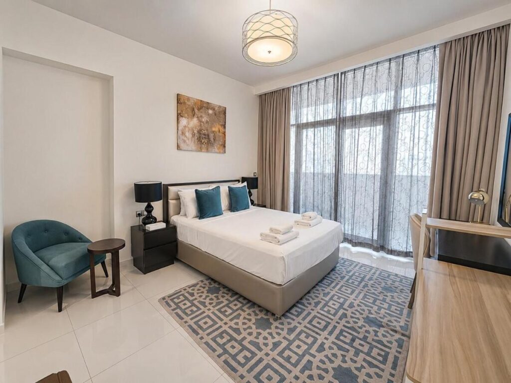 Premium 1BR with Elegant Interiors | DAMAC Ghalia, JVC